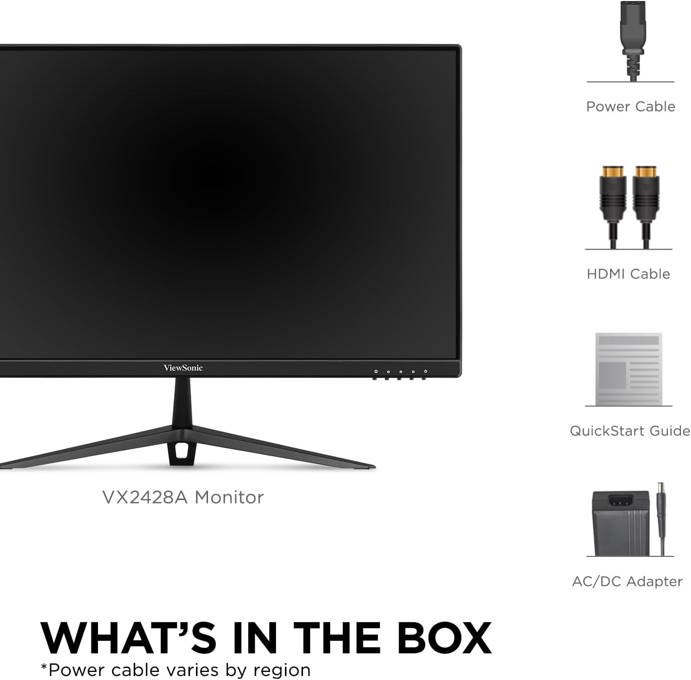 ViewSonic VX2428A 24" 180Hz IPS Gaming Monitor