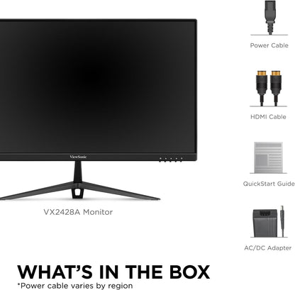 ViewSonic VX2428A 24" 180Hz IPS Gaming Monitor