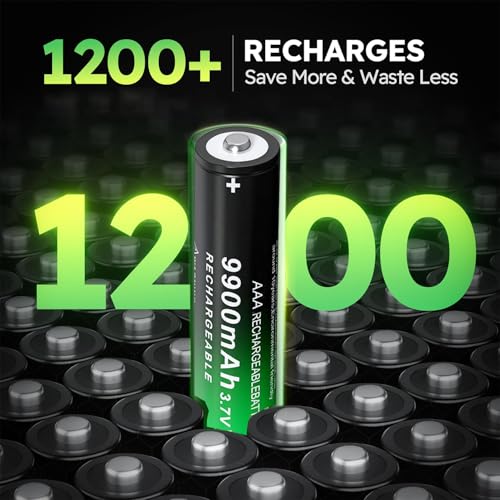 CASFROM Button Top Rechargeable Ni-MH Batteries 4 Pack — main product image