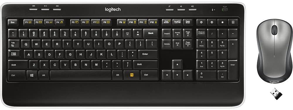 Logitech MK520 Wireless Keyboard and Mouse Combo