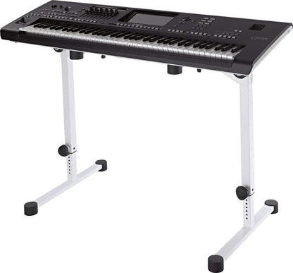 K&M 18820.019.76 Omega Pro White Keyboard Table Stand