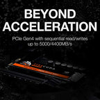 Seagate ZP1000GM3A002 Firecuda 520 1TB NVMe Gen4 SSD