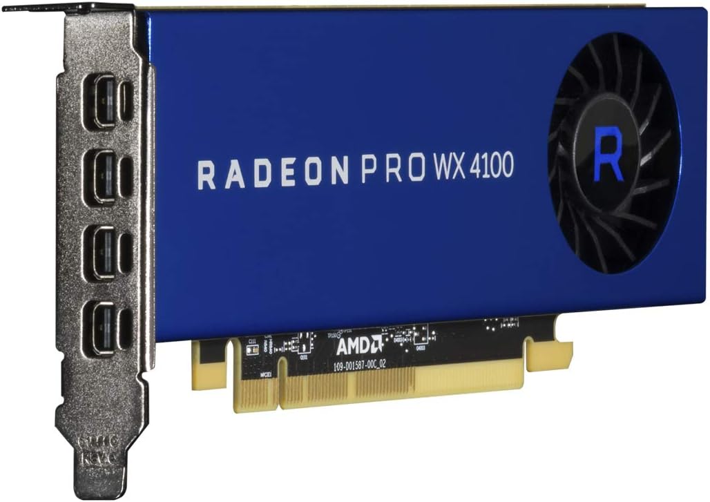 AMD Radeon Pro WX 3200 4GB GDDR5 Low Profile GPU