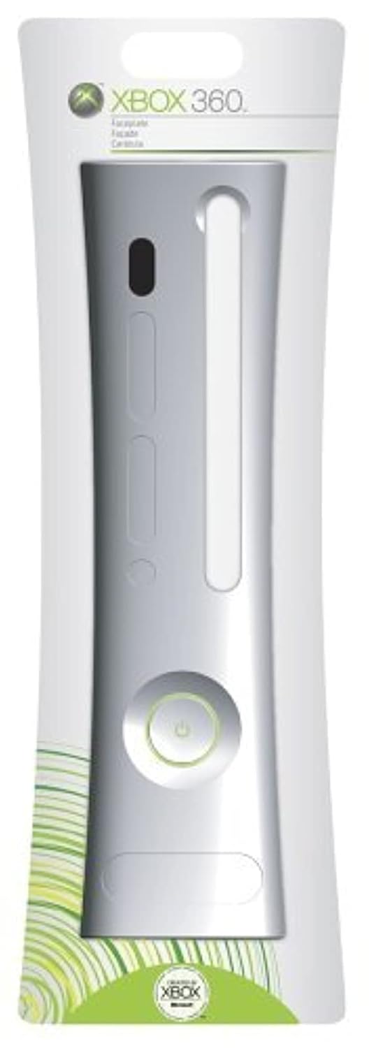 Microsoft B4L-00008 Xbox 360 White Replacement Faceplate — main product image