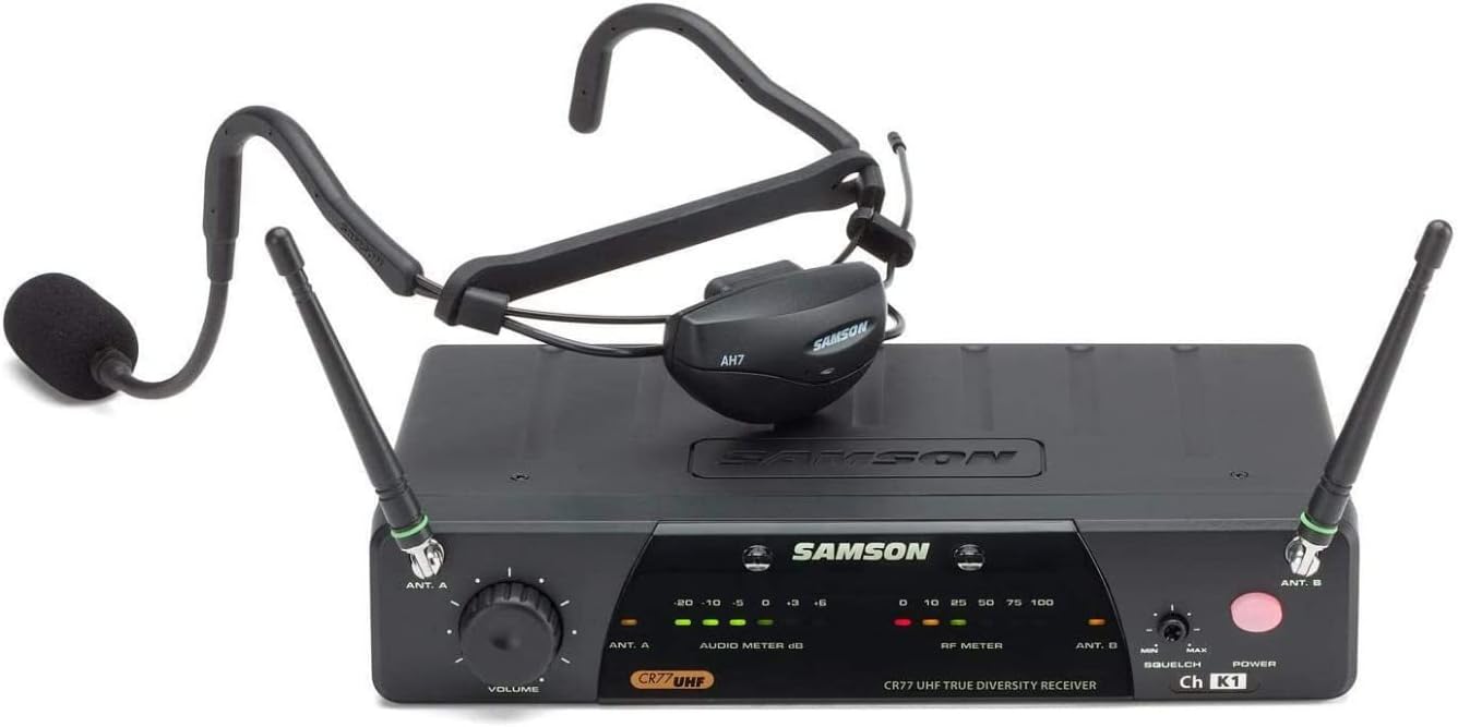 Samson AirLine 77 AH7 Wireless Fitness Headset Microphone