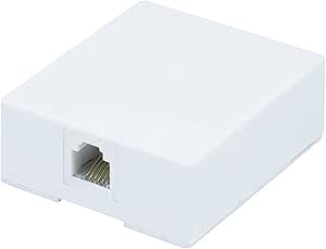 Monoprice 107068 Surface Mount 6P6C Single Port Box