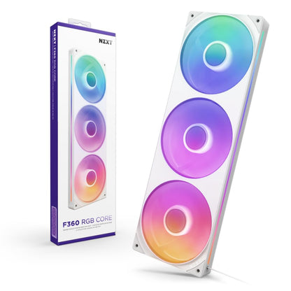 NZXT F360 RGB Core 360mm Liquid Cooler - White