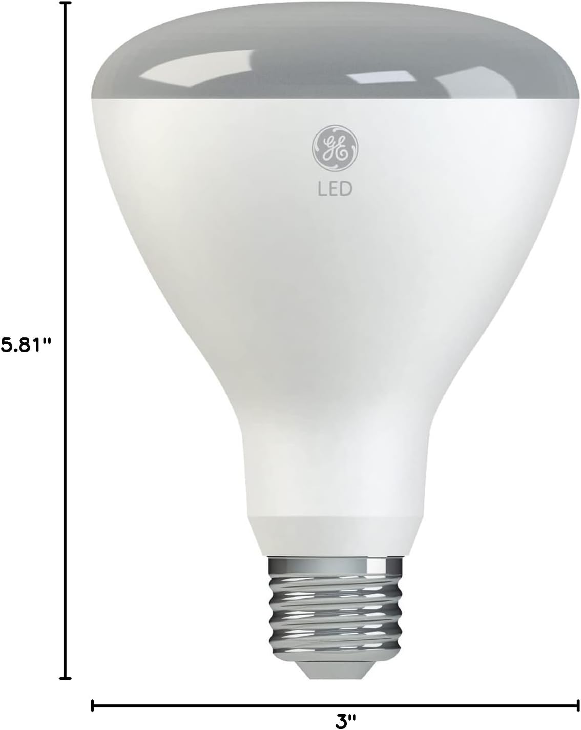 GE 40925 LED BR30 Dimmable Floodlight Bulbs 4-Pack