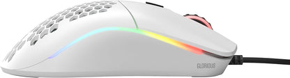 Glorious GO-WHITE Model O Wired Gaming Mouse