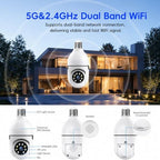 Chpuss 2K Dual-Band WiFi Light Bulb Security Camera