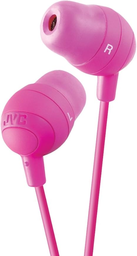 JVC HAFX32P Marshmallow In-Ear Headphones Pink