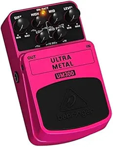 Behringer UM300 Ultra Metal Heavy Distortion Pedal — main product image