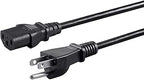 Monoprice 127291 4 Feet 3-Prong Power Cord