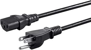 Monoprice 127291 4 Feet 3-Prong Power Cord
