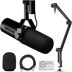 Shure SM7dB - Dynamic Vocal Microphone Bundle
