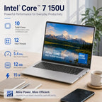Dell 16 DC16251 Touchscreen Laptop with Intel Core 7