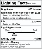 GE 7-Watt G23 CFL Plug-in Bulb 6-Pack