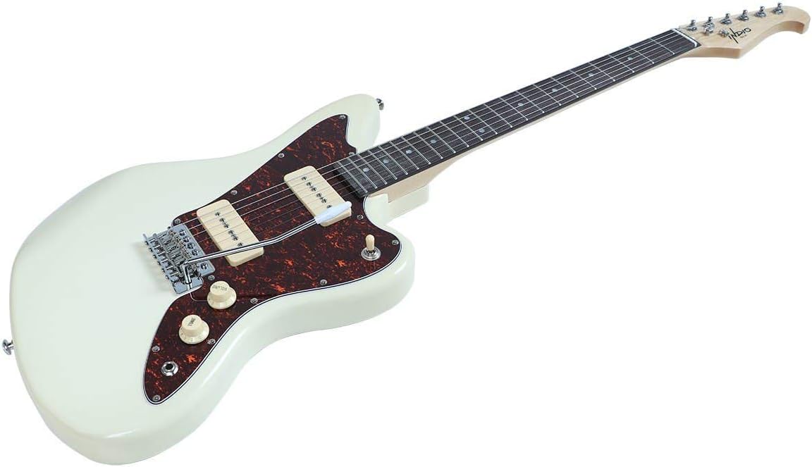 Monoprice 610885 Indo Series Electric Guitar White
