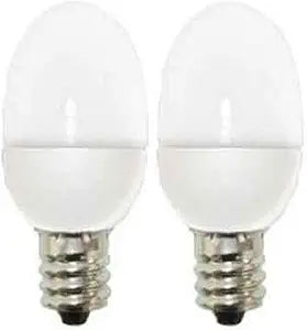 GE 13887 LED Night Light Bulb Candelabra Base 2-Pack