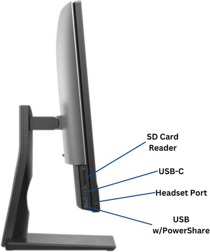 Dell 7470 OptiPlex 23.8" FHD All-in-One Desktop (Renewed)