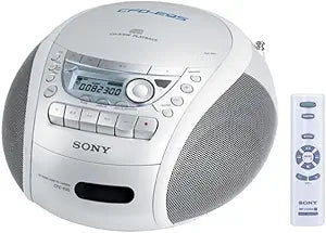 Sony CFDE95WHITE PSYC Boombox - White
