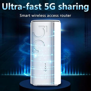 Lkfyyds 5G CPE Wi-Fi 6 Dual-Mode SIM Card Router
