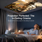 VOPLLS Portable 1080P Smart Projector with Netflix