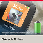 SanDisk SDMX32-032G-G46B 32GB Clip Sport Plus MP3 Player Blue