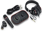 Focusrite AMS-VOCASTER-ONE-STUDIO Solo Podcast Interface Studio Bundle