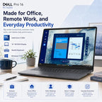 Dell Pro 16 Business Laptop with Intel Core 5 and Windows 11 Pro
