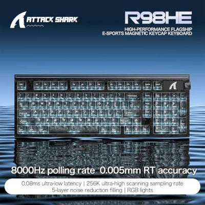 MAMBASNAKE Attack Shark R98 HE Hall Effect Gaming Keyboard