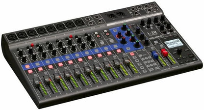 Zoom LiveTrak L-12 12-Channel Digital Mixer Recorder Bundle