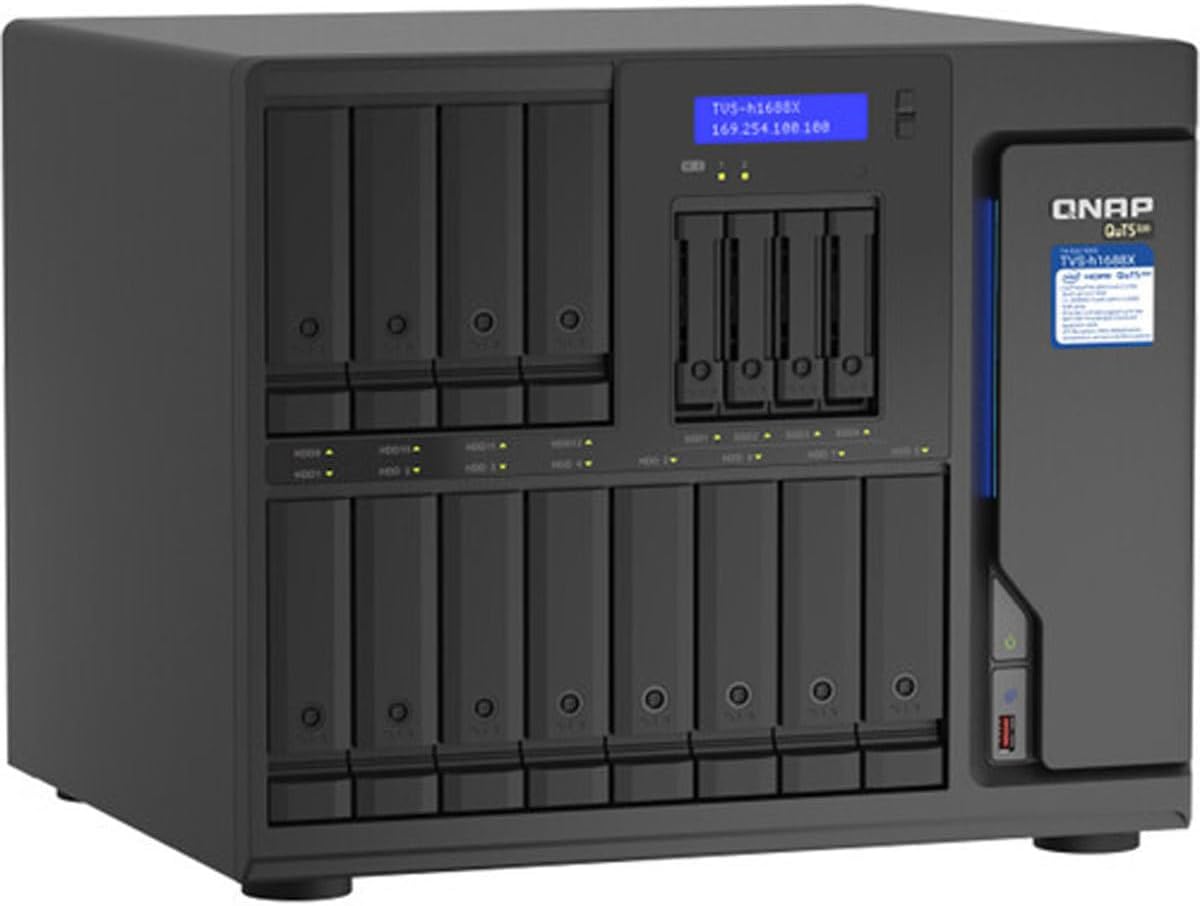 QNAP TVS-h1688X-W1250-32G Xeon 16-Bay Media NAS