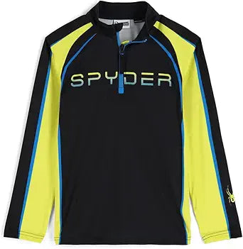 Spyder 226015 Big Boys' Downhill Half Zip T-Neck