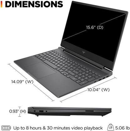 HP TPN-Q279_598U1AV Victus 15.6" Gaming Laptop Ryzen 5