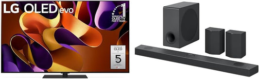 LG OLED65G4SUB 65" OLED evo G4 4K TV Soundbar Bundle
