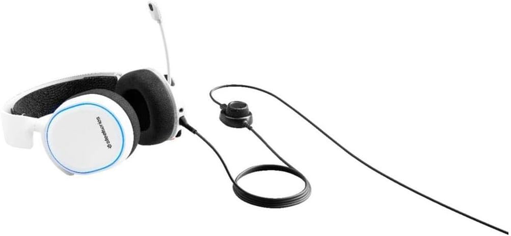 SteelSeries 61507 Arctis 5 RGB Gaming Headset White