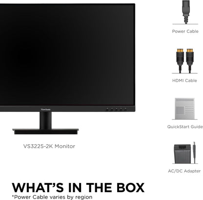 ViewSonic VS3225-2K 32 Inch QHD IPS Monitor
