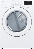 LG DLE3470W 7.4 Cu. Ft. White Front Load Dryer