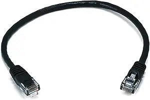 Monoprice 102125 1FT Cat5e UTP Ethernet Cable - Black — main product image