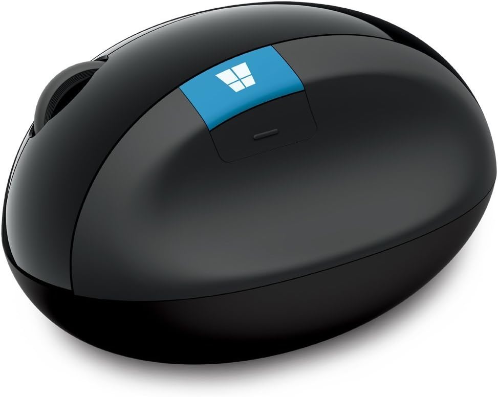 Microsoft L6V-00002 Sculpt Ergonomic Wireless Mouse Black