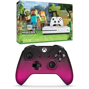 Microsoft Xbox One S 500GB Minecraft Controller Bundle