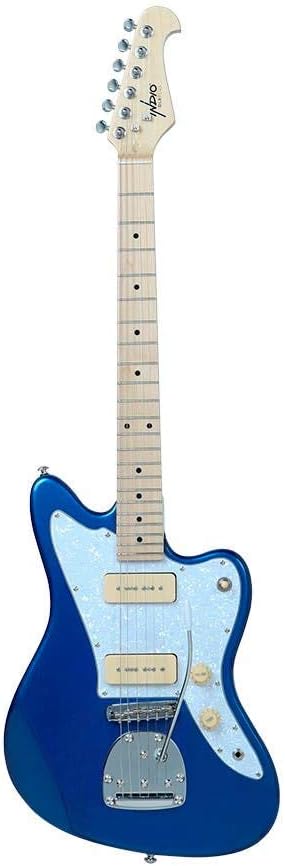 Monoprice 610887 Indo Series OS40 DLX Plus Electric Guitar - Blue