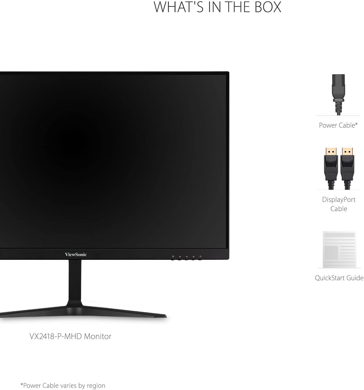 ViewSonic VX2418-P-MHD 24 Inch 165Hz 1ms Gaming Monitor
