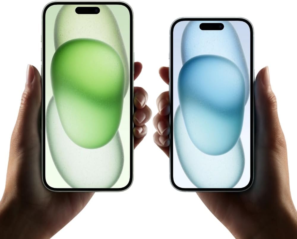 Apple MTM23LL/A iPhone 15 128GB Green (Renewed)