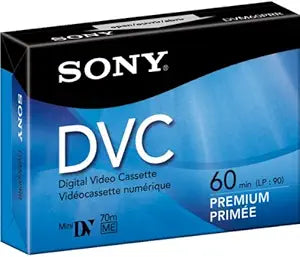 Sony BU3161 Premium miniDV 60 Minute Videocassette — main product image