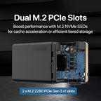 QNAP TS-264-8G-24W-US 2 Bay NAS with 4TB WD Red Plus RAID1