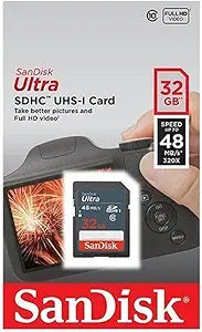 SanDisk 4783487 Ultra 32GB SDHC UHS-I Memory Card