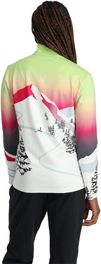 Spyder 38B123300 Women's Sunset 1/2 Zip Long Sleeve