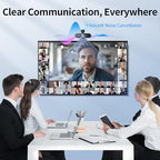 EMEET NOVA 4K Webcam with PDAF Autofocus and Dual Mics